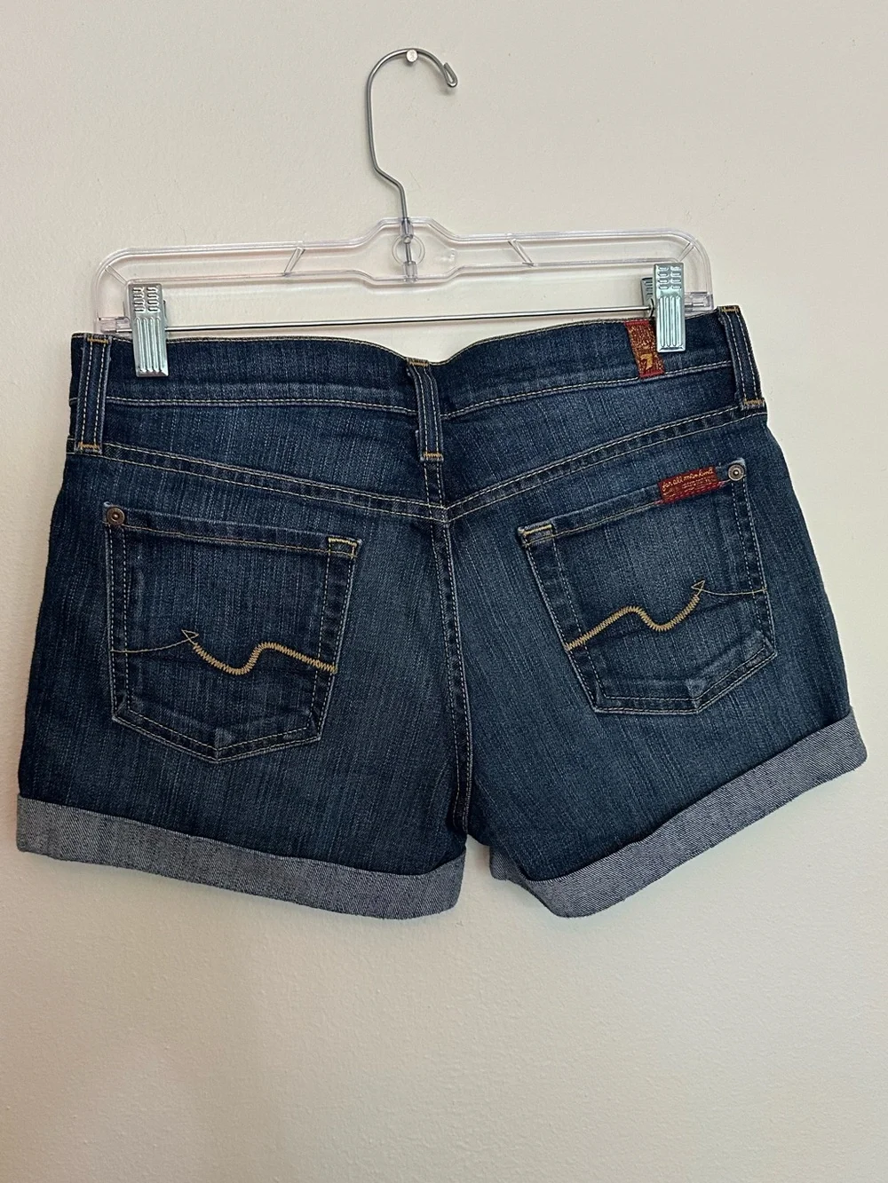 7 for all mankind short shorts size 26